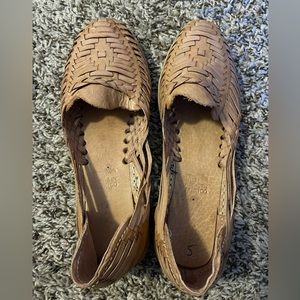 Woven moccasins